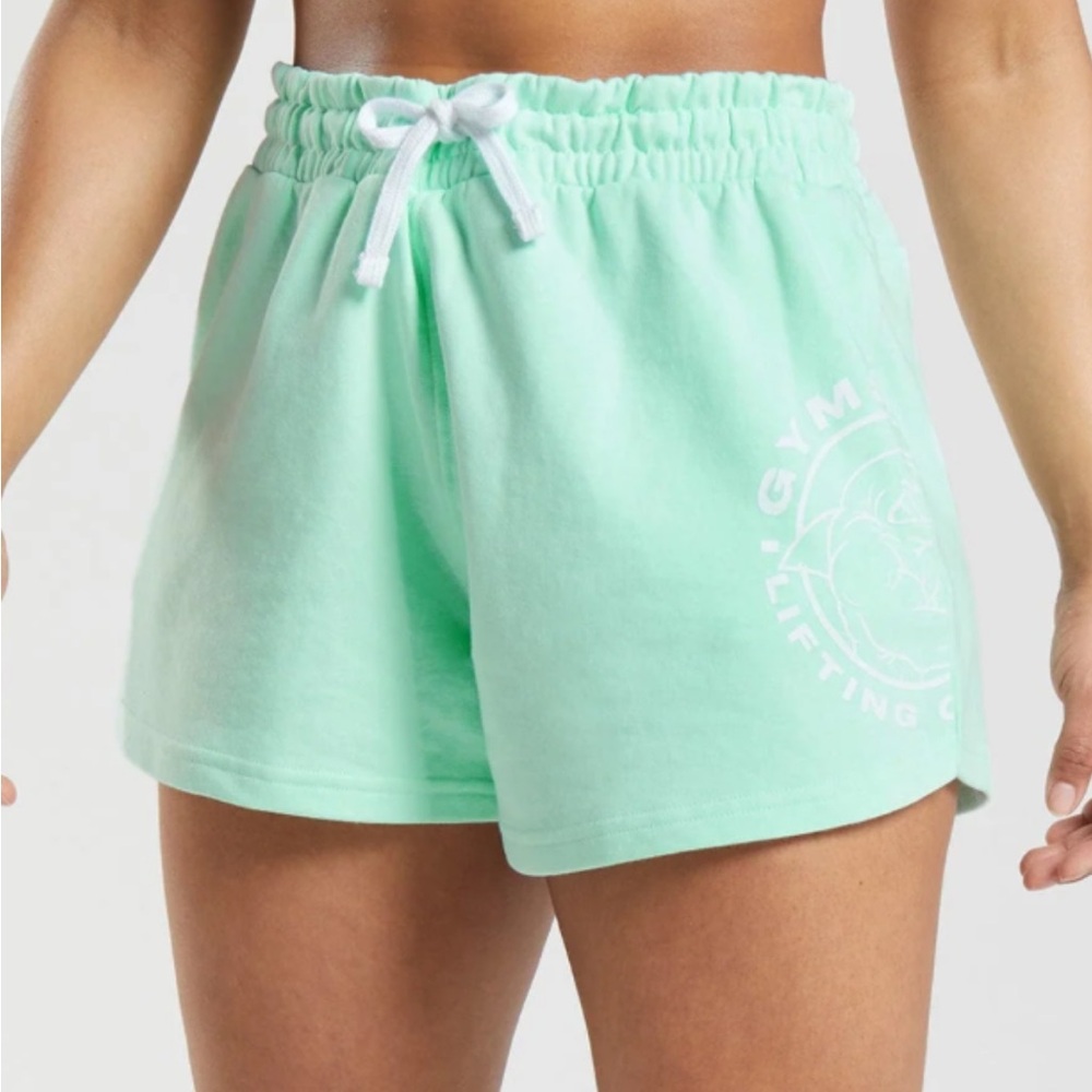 Mint Green Gymshark legacy shorts